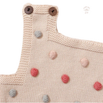 knitted Pastel Spot - Romper.