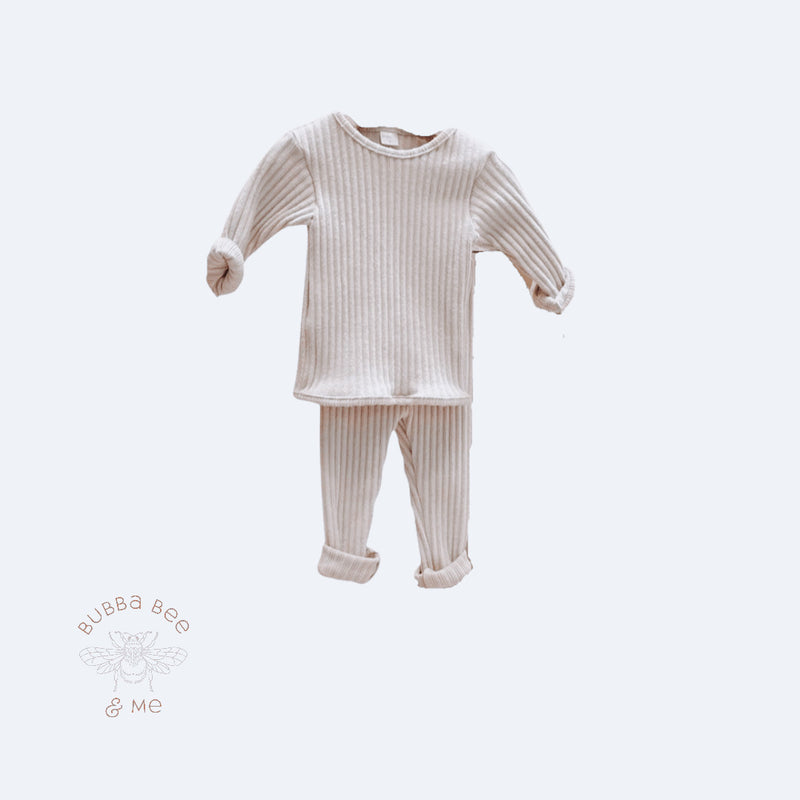 Ribbed Cotton - 2 Piece Set.