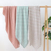 Swaddle - Organic - Check Green.