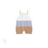 Knitted Tricolor Playsuit.