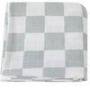 Swaddle - Organic - Checkerboard Green.