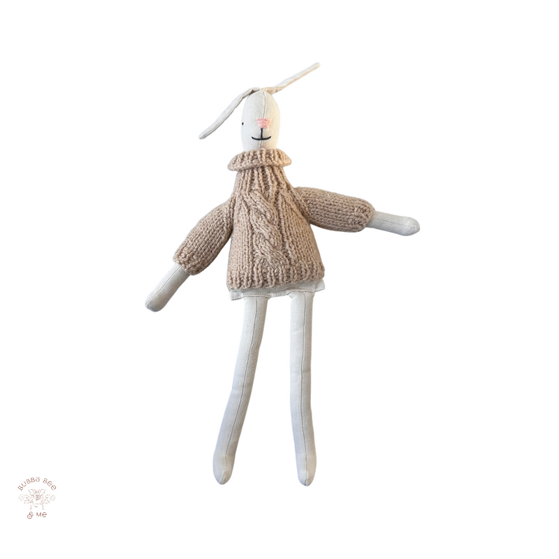 Patagonia Bunny- Justina the label.