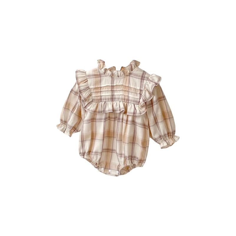 Ruffle Plaid - Romper.
