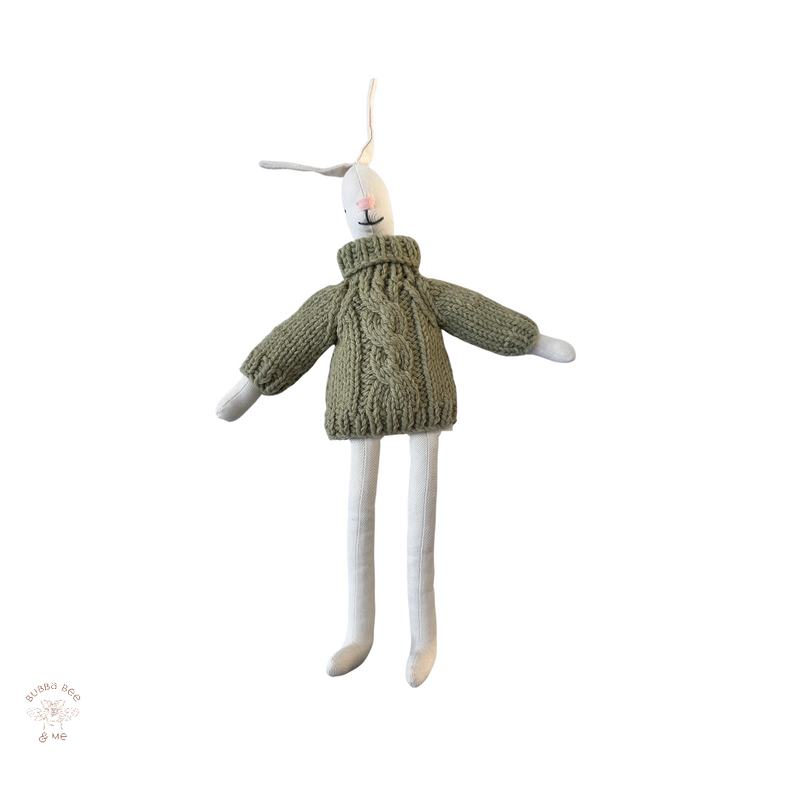 Patagonia Bunny- Justina the label.