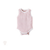 Summer Cotton Pastel Stripe Romper.