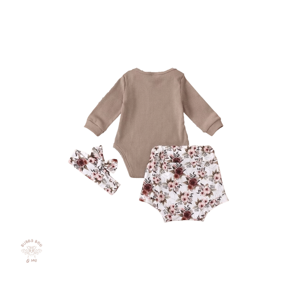 Latte Bloom - 3 Piece Set