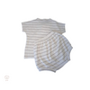 Unisex 2-piece set, box T style, fine stripe, Bubba Bee & Me.