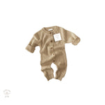 Knitted Onesie - Caramel.
