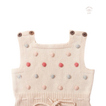 knitted Pastel Spot - Romper.