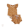 Floral Flutter Sleeve - 2 Piece Set.