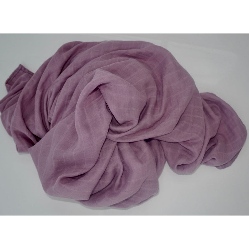 Lilac organic swaddle