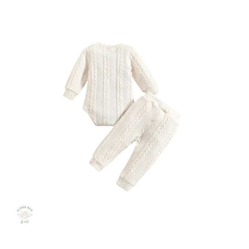 Cable Pattern -2 Piece Set.