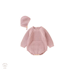 Knitted Romper - Pink.