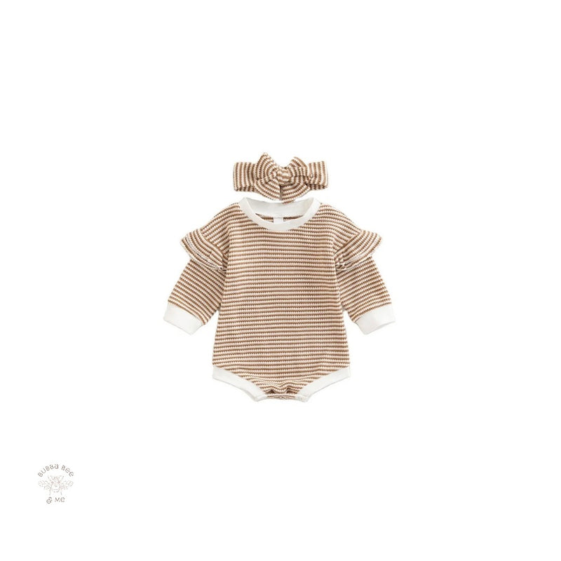 Ruffle Stripe - Romper.