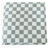 Swaddle - Organic - Check Green.